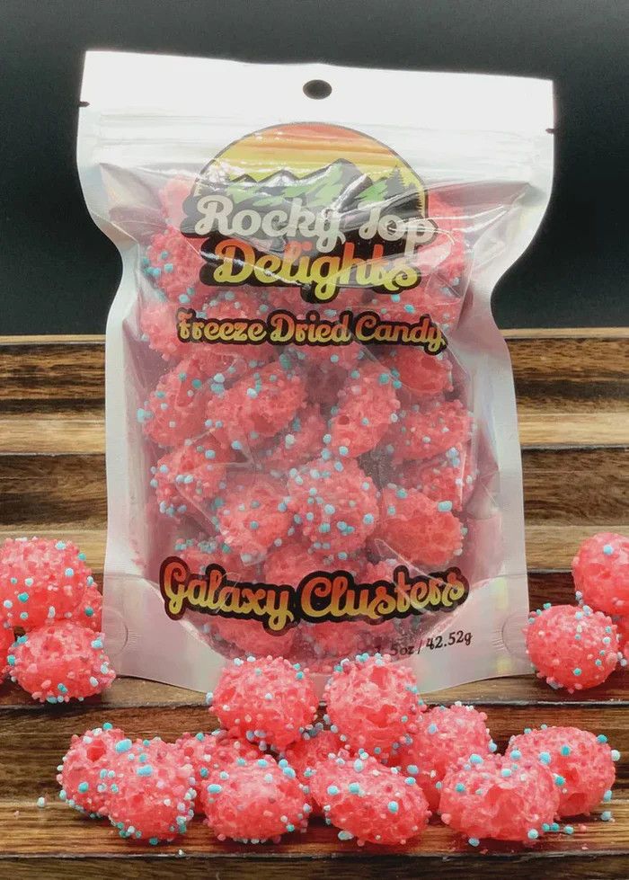 Galaxy Clusters Freeze Dried Candy