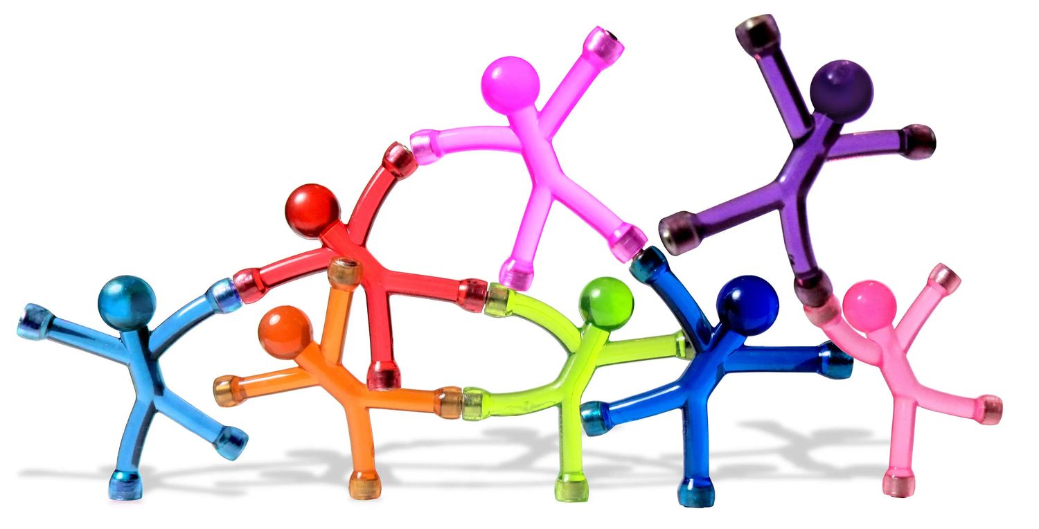 Mini Q Man - Translucent - Flexible and Magnetic: Citrus