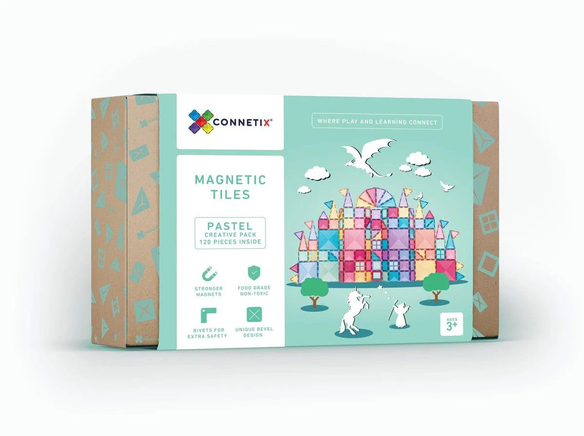 CONNETIX Pastel Creative Pack - 120 Pieces