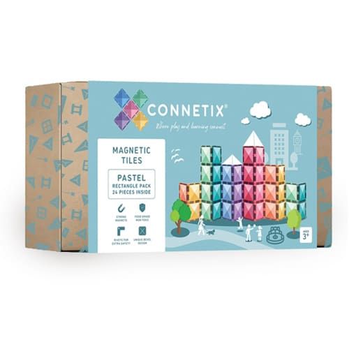 CONNETIX Pastel Rectangle Pack - 24 Pieces