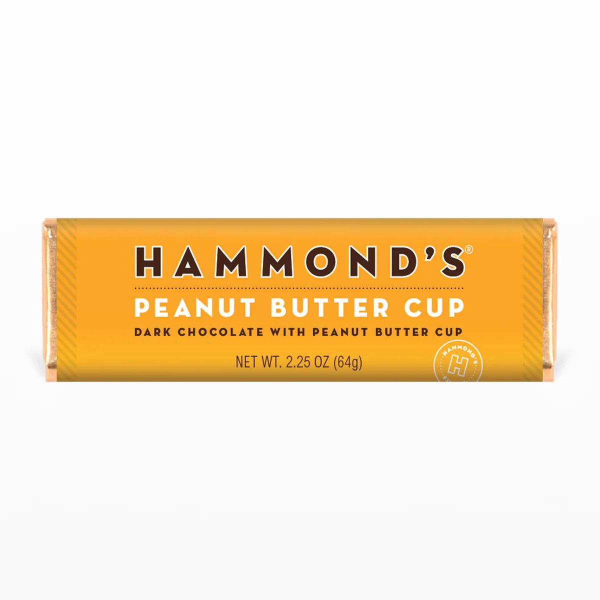 Hammond's Candies Peanut Butter Cup Dark Chocolate Candy Bar 2.25oz