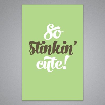 Breathless Paper Co: Fresh Breath - So Stinkin Cute! Card