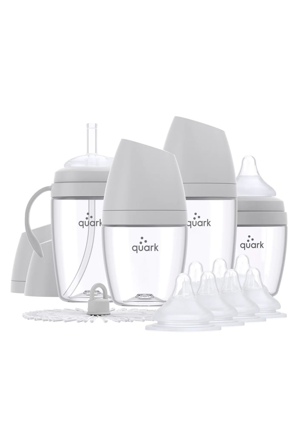 Quark Baby Buubibottle Hybrid Feeding Bundle-Grey