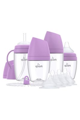 Quark Baby Buubibottle Hybrid Feeding Bundle-Purple
