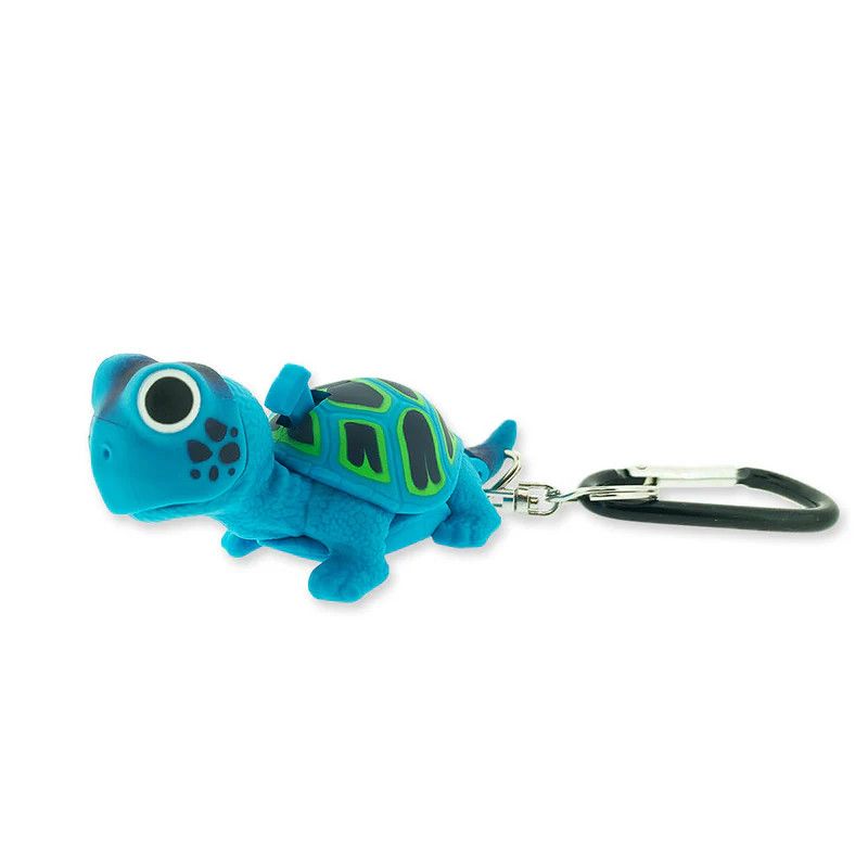 Animal WildLights Carabiner Flashlight - Blue Turtle