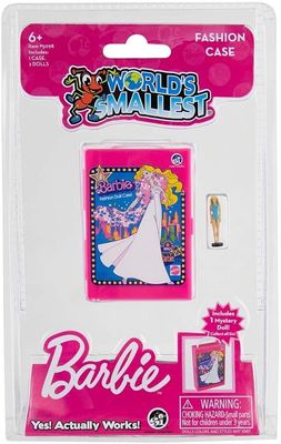 World's Smallest - Barbie Mini Doll Case Assorted 1