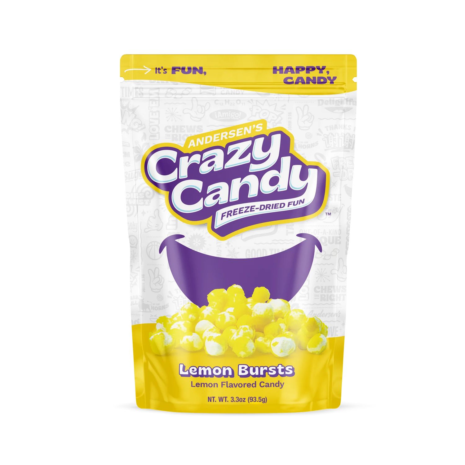 Andersen's Crazy Candy Freeze Dried Fun - Lemon Bursts (3.3oz)