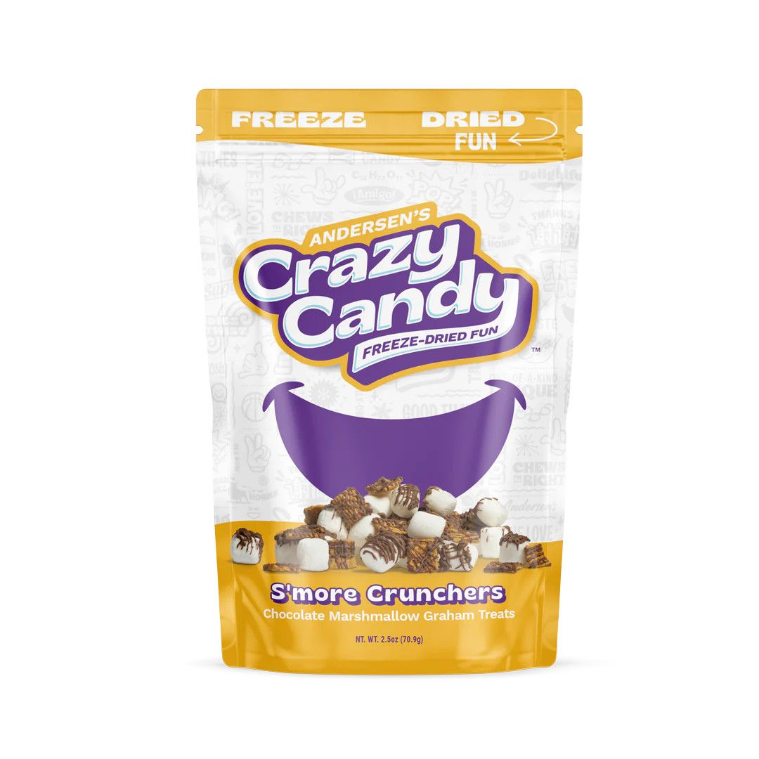 Andersen's Crazy Candy Freeze Dried Fun - S'more Crunchers (2.5oz)