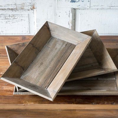 Meduim Reclaimed Rectangle Tray