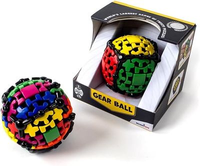 Meffert's Gear Ball - The Original Spinning 3D Brainteaser Puzzle