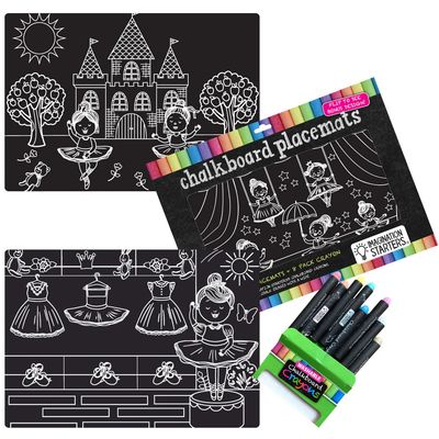 Imagination Starters Travel Mat Coloring Set - Ballerina