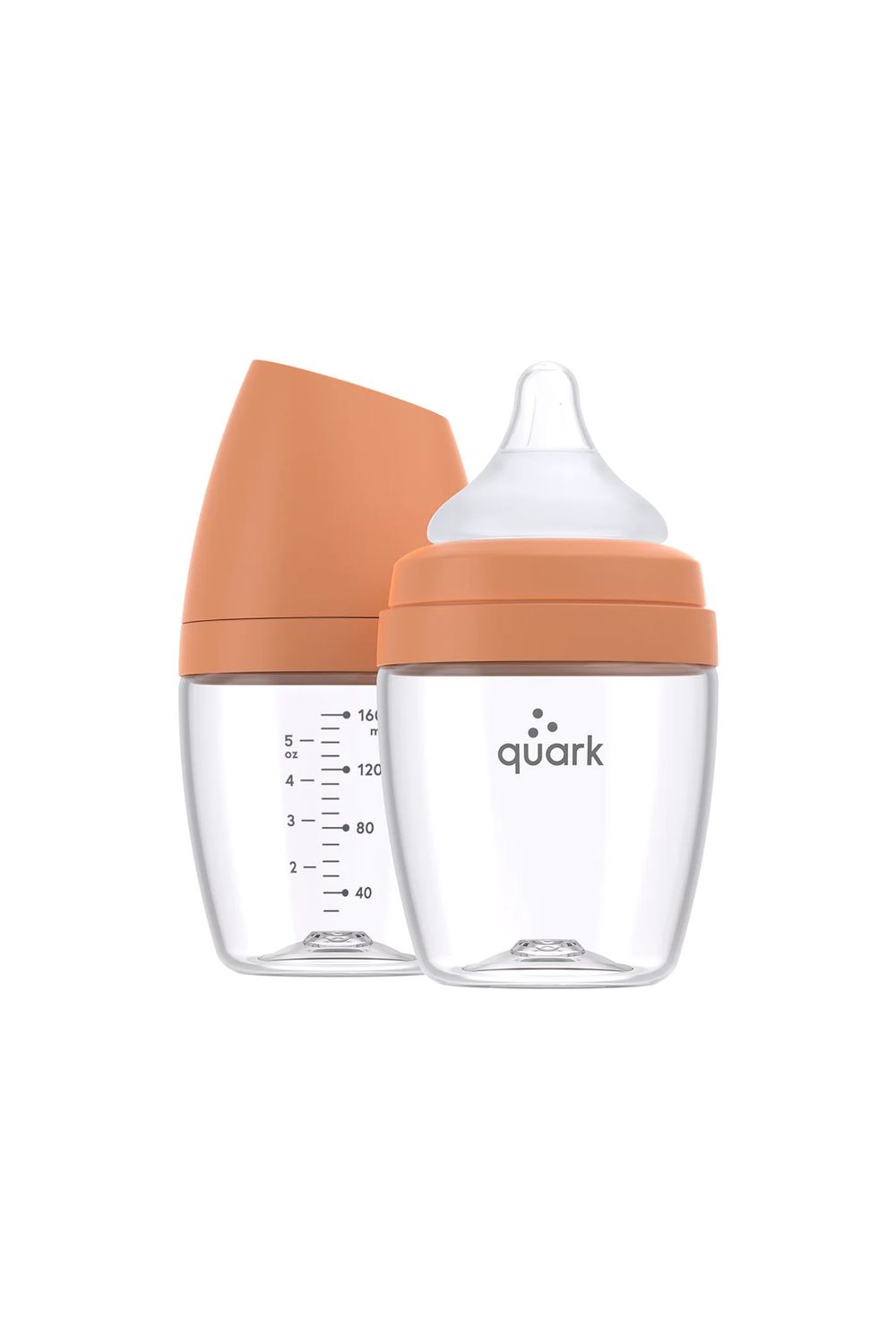 Quark Baby Buubibottle Mini Hybrid Feeding Bottle-Orange