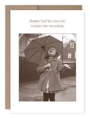 Shannon Martin Design - Under The Weather - Get Well Card