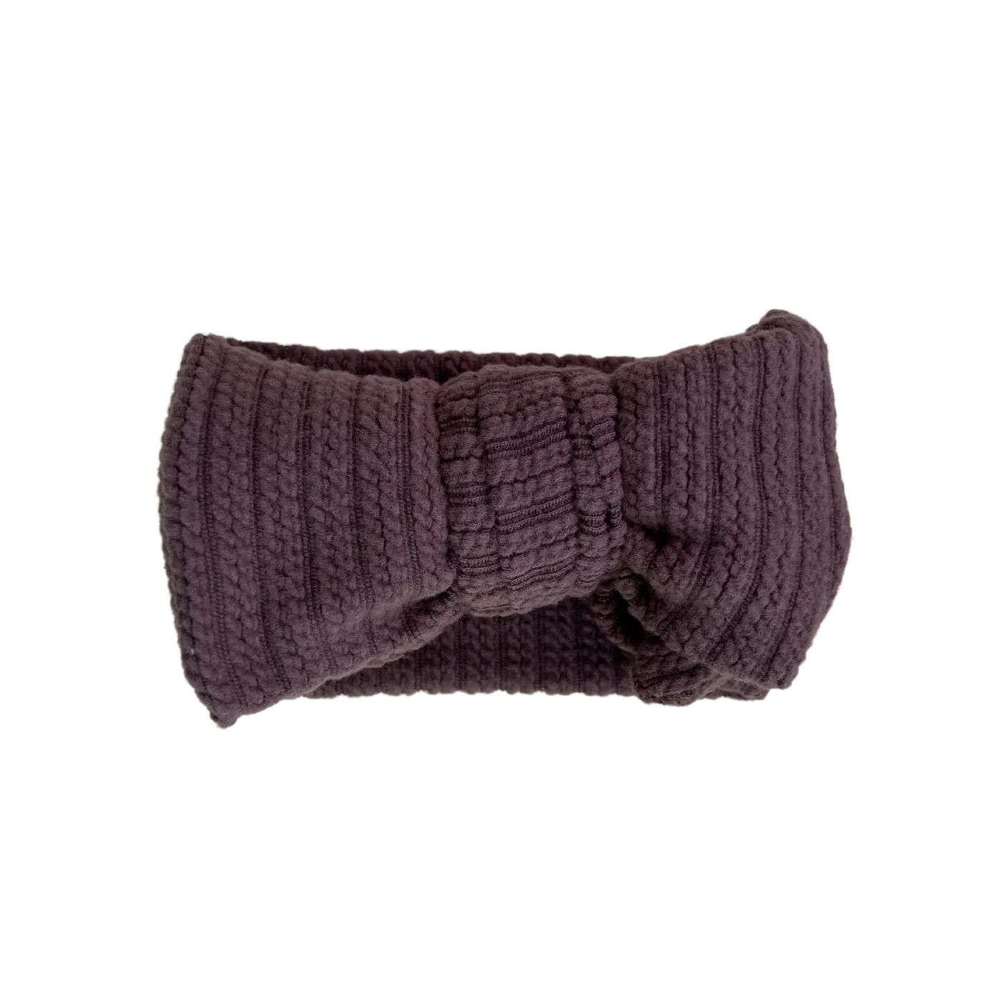 Luna + Luca Top Knot Headband - Brown 0-12m