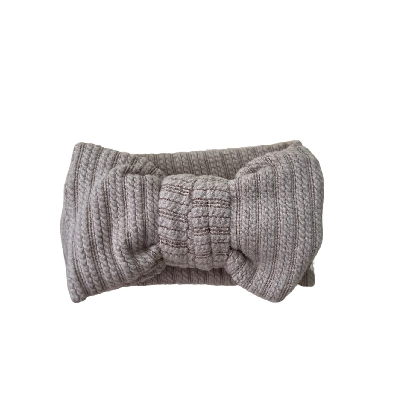 Luna + Luca Top Knot Headband - Tan 0-12m