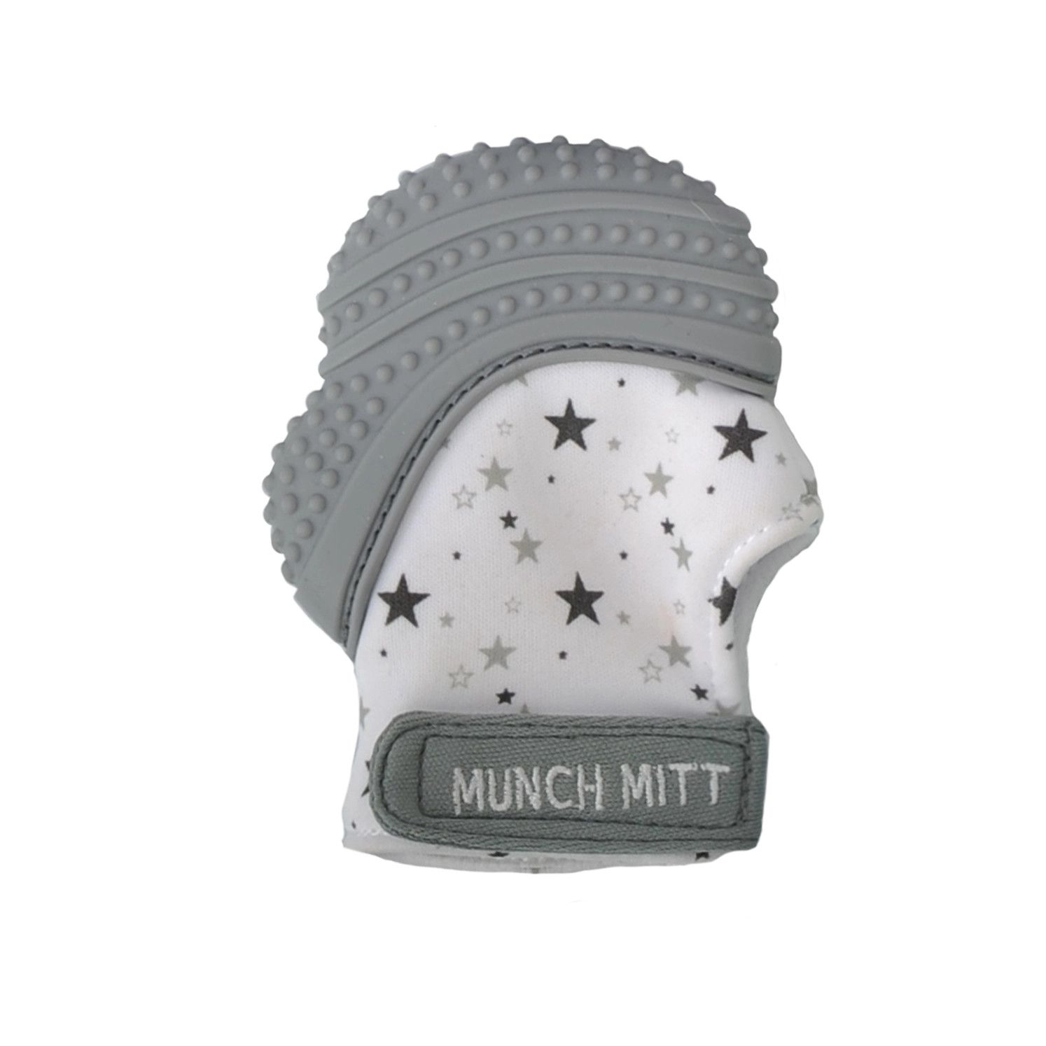 Malarkey Munch Mitt - Grey Stars