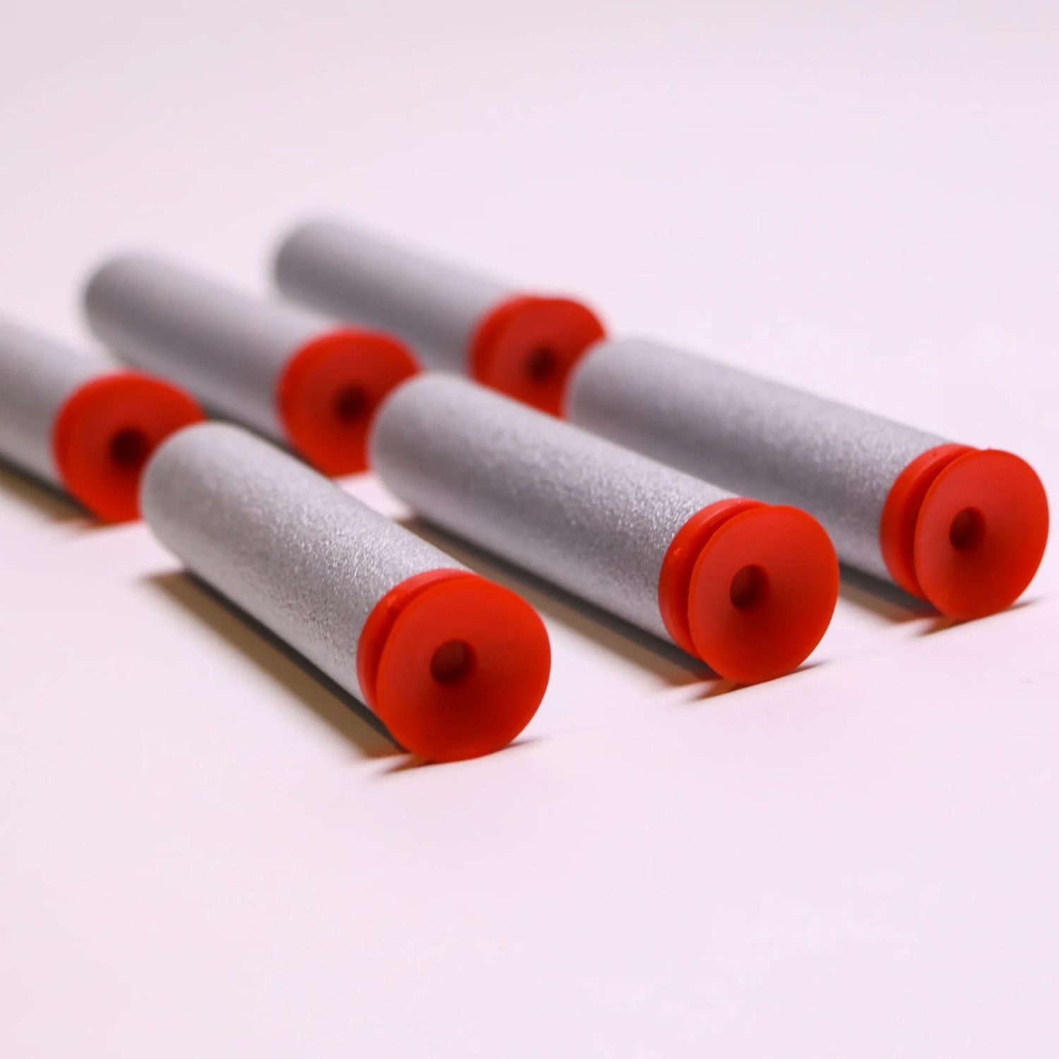 Mighty Fun! Blow Darts Refill 6 Pack - Gray/Red