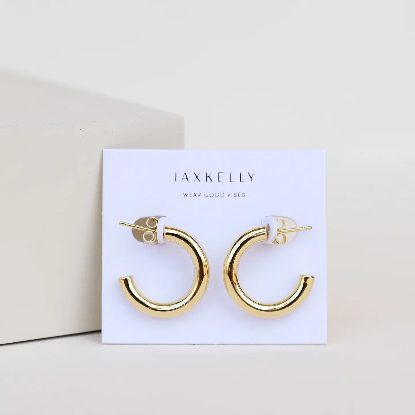 Gold Hoop - Smooth - Earrings