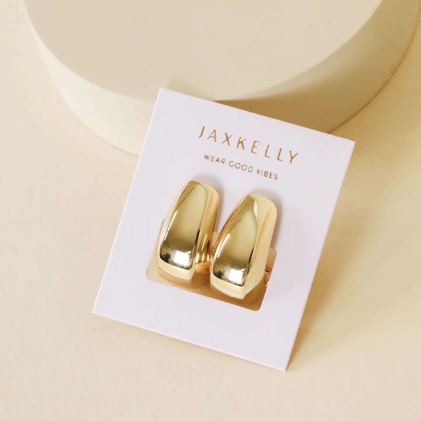 Bold Drop - Gold Earrings