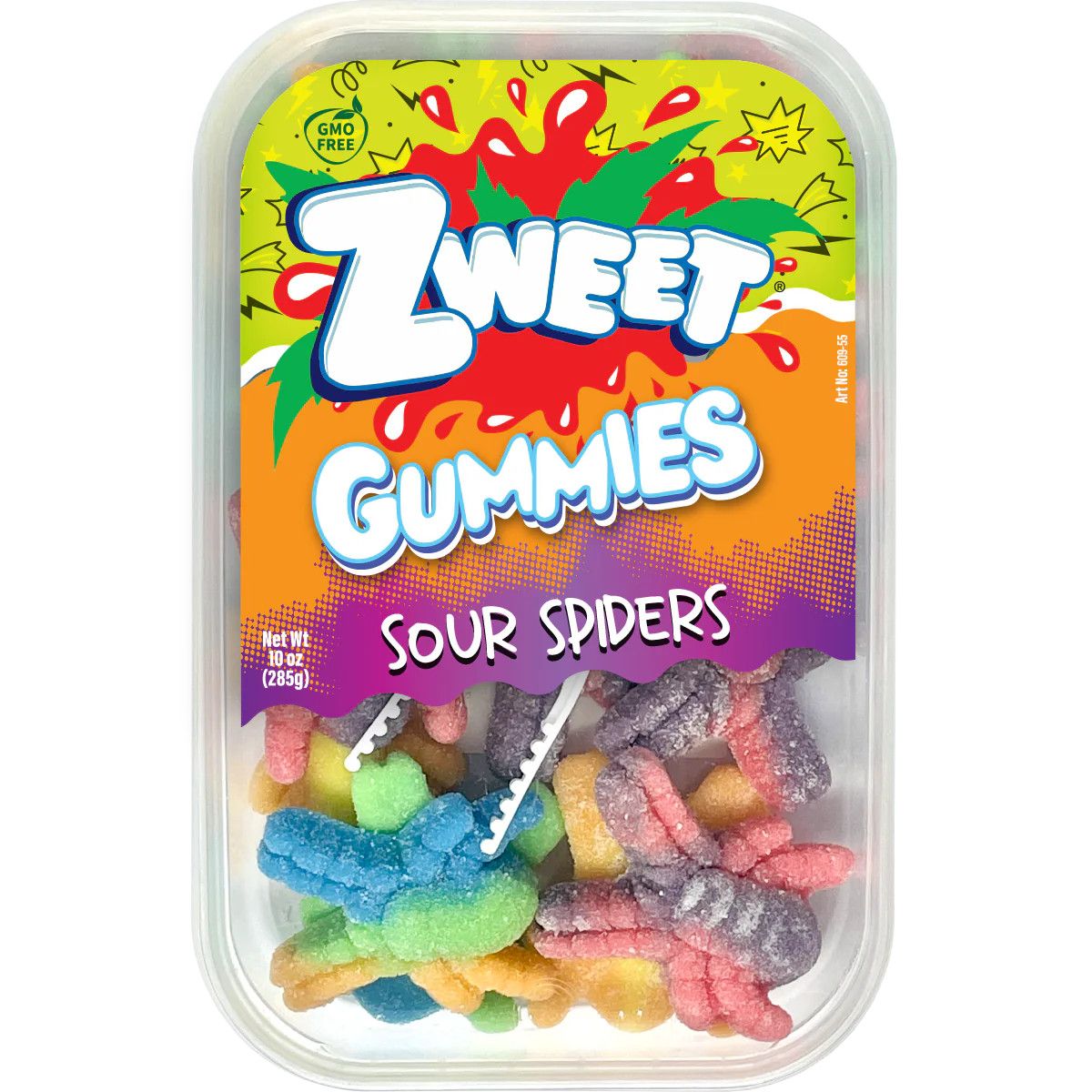 Zweet Gummy Sour Spiders 10oz