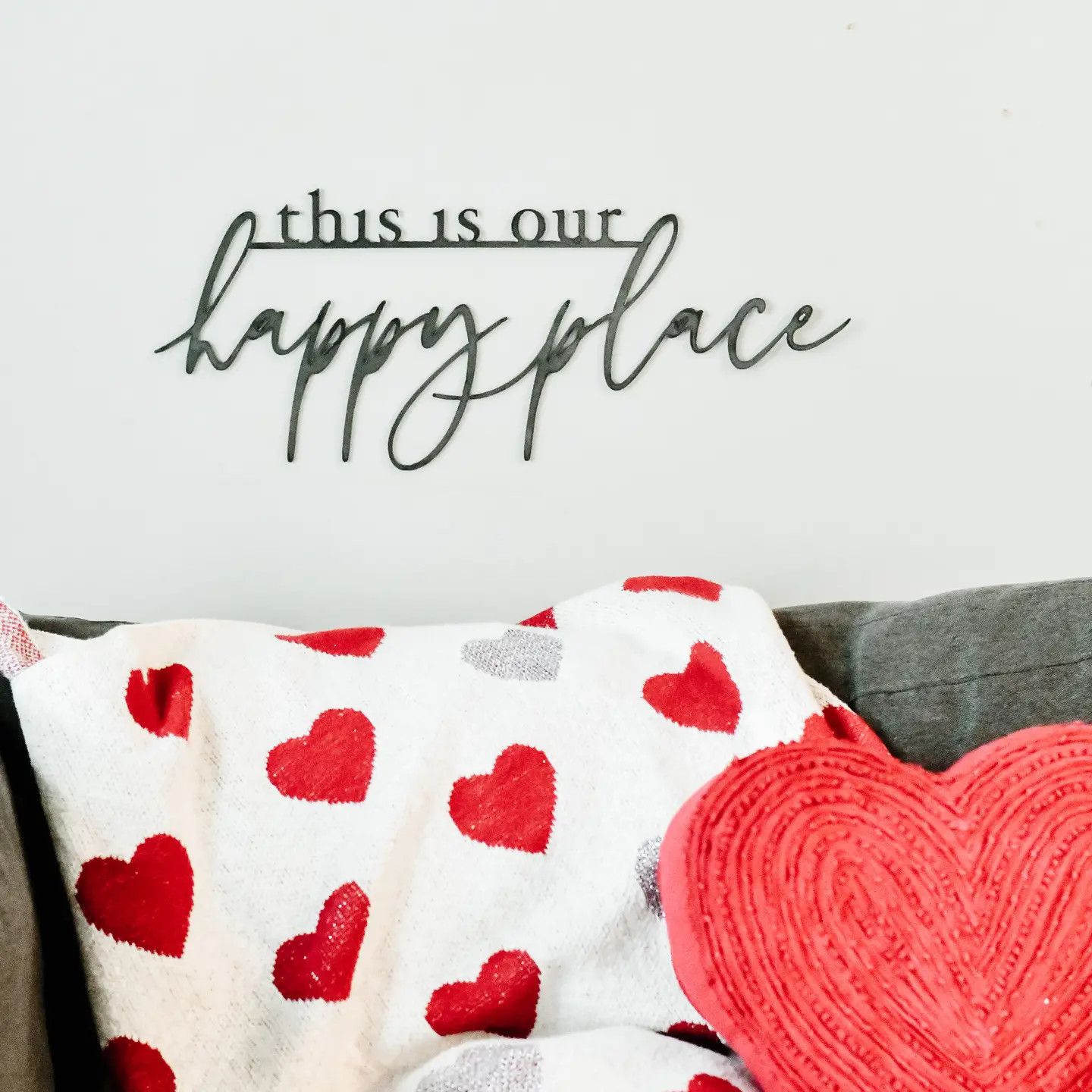 This is OUR Happy Place - Wall Decor