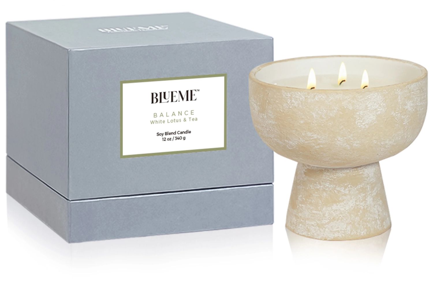 Balance - Ceramic Refillable Candle - White Lotus &amp; Tea