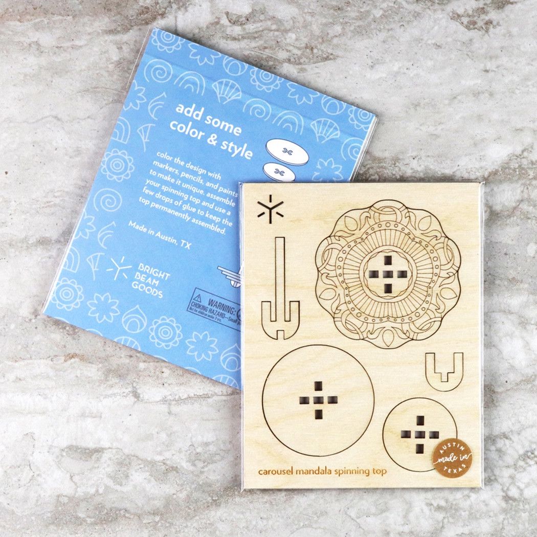 Mandala Large Spinning Top Kit - Carousel