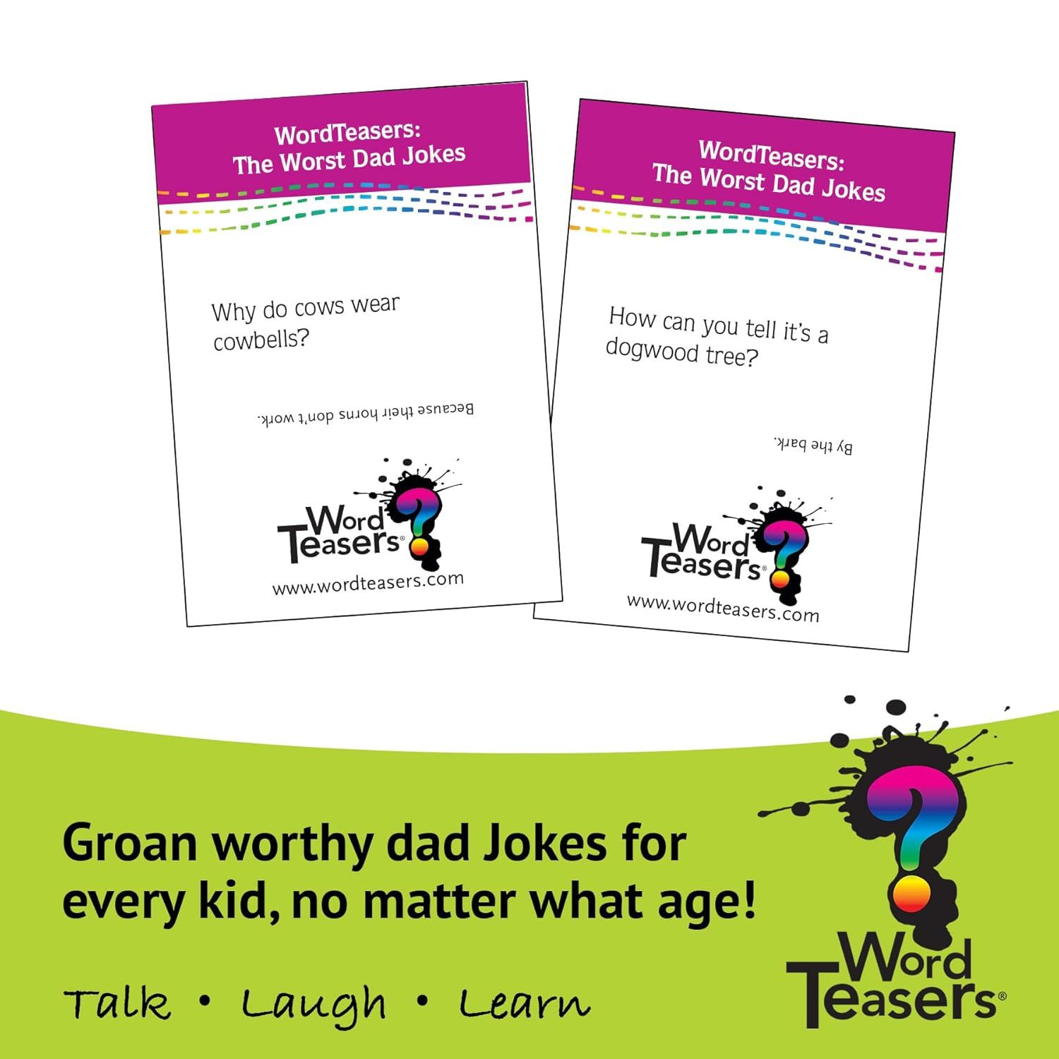 Word Teasers LOL Mini Deck - The Worst Dad Jokes