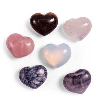 Mini Stone Hearts - 