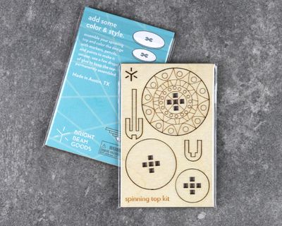 Geometric Spinning Top Kit Circus