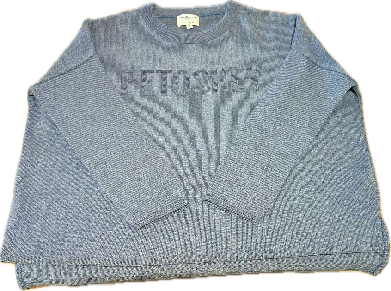 "Petoskey" Everyday Relaxed Sweater Navy - , Size: Small