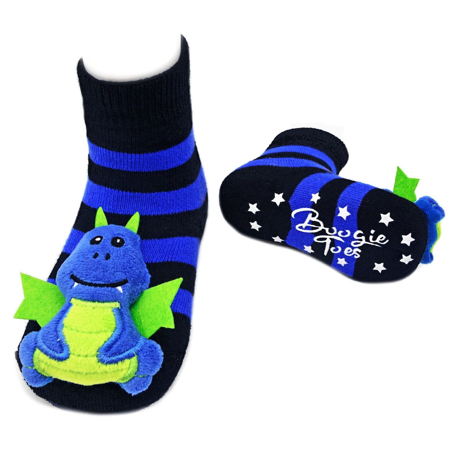 Blue Dragon Halloween Boogie Toes Rattle Socks - , Size: 0-1Y