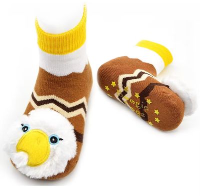 Furry Eagle Boogie Toes Rattle Socks - 