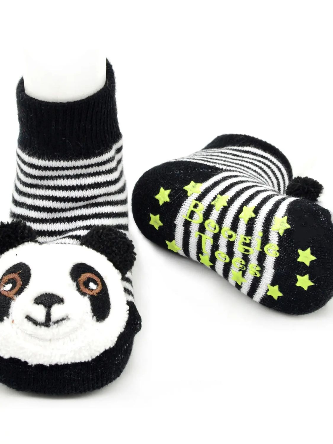 Panda Boogie Toes Rattle Socks - , Size: 0-1Y