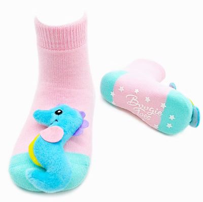 Seahorse Boogie Toes Rattle Socks - 