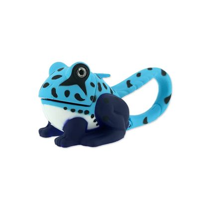 Tropical LifeLights Carabiner Flashlight - Blue Frog