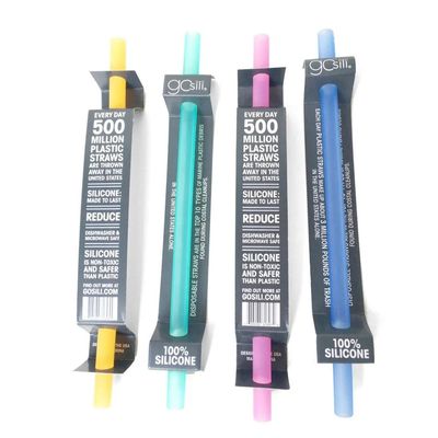 GoSili - Silicone Single Straws