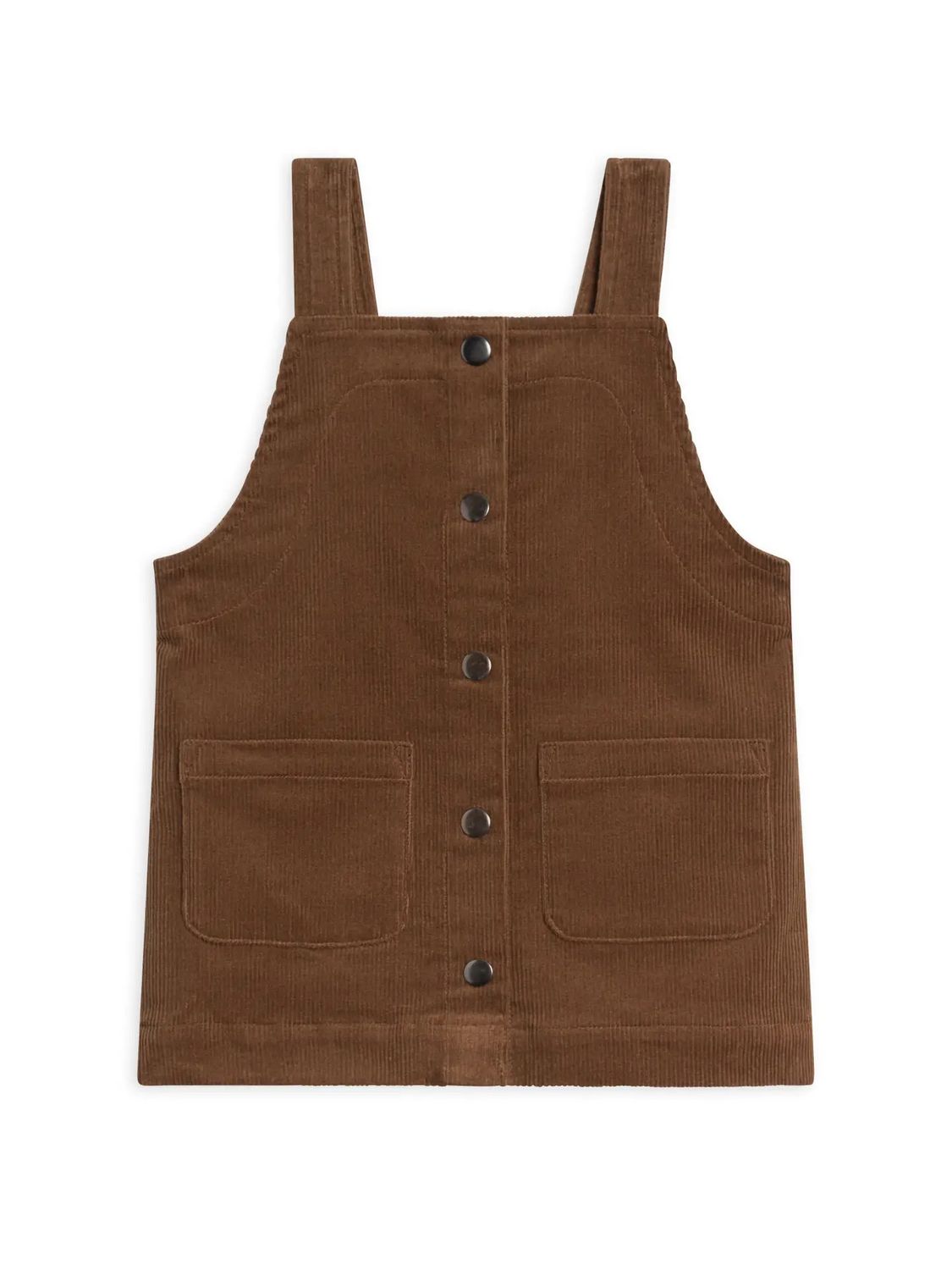 Clemmie Corduroy Jumper Dress  - Sepia - , Size: 3-6M