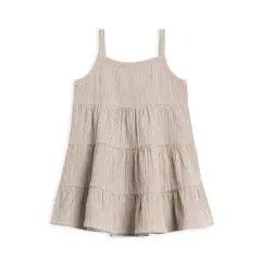Cari Seersucker Tiered Dress - 