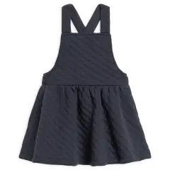 Eloise Quilted Jacquard Jumper - Navy - 