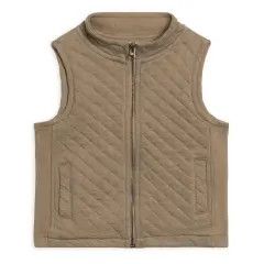 Hudson Quilted Jacquard Zip Up Vest - 