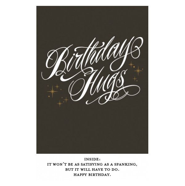 Quiplip Cards Birthday Hugs Card