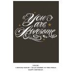 Quiplip Cards You Are Awesome Birthday Card