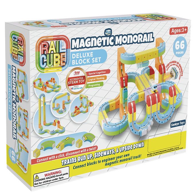 Rail Cube Magnetic Monorail Deluxe Set