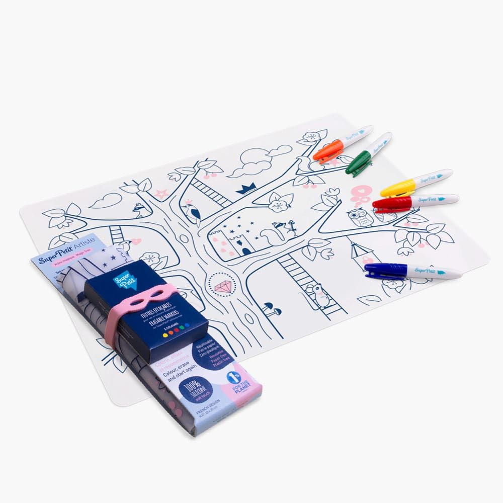 Artists Colouring Placemat Kit MAGIC TREE