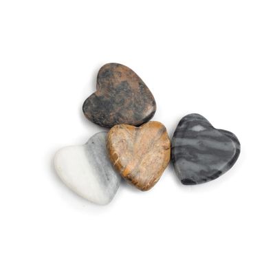 Heart Shaped River Stone - Assorted