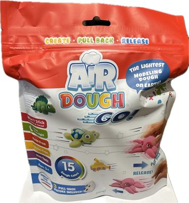 Air Dough GO! - Resealable Bag 15 Colors