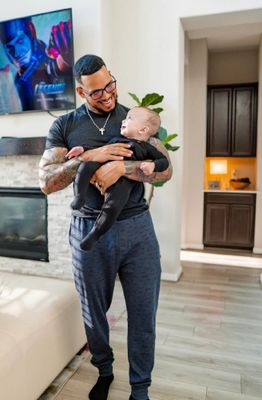 Organic Dad Joggers, Charcoal - 