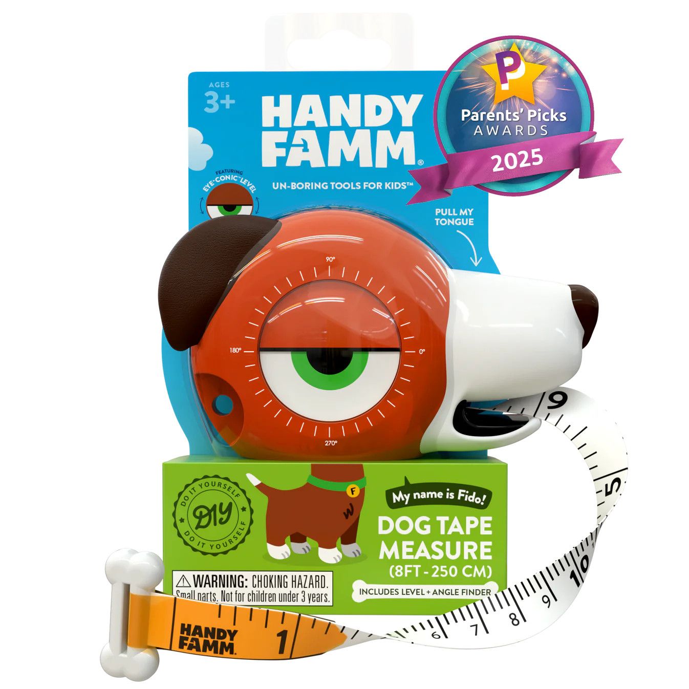 Brown Dog Tape Measure - Fido