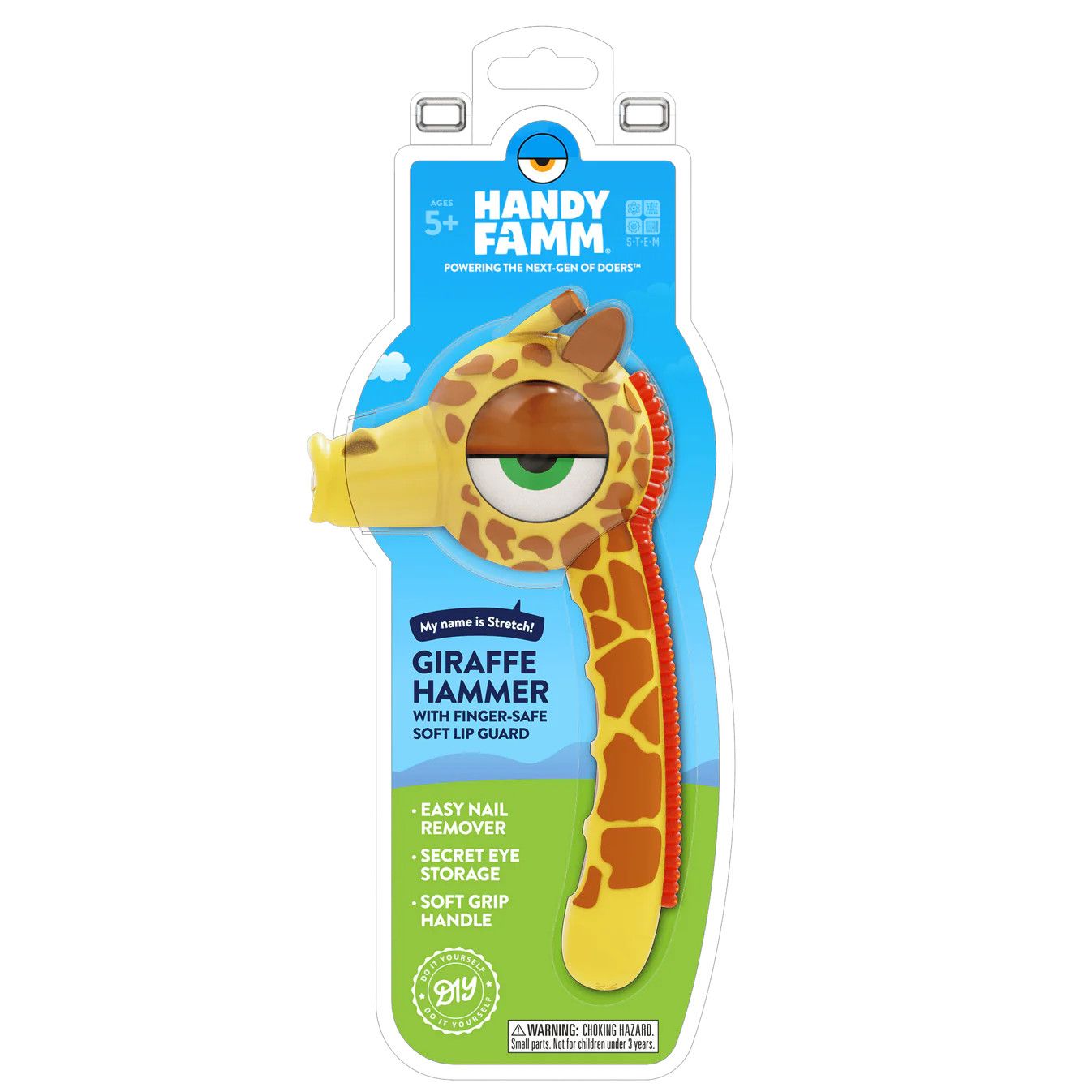 Giraffe Hammer Yellow - Stretch